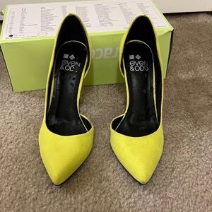 Vibrant Yellow Stiletto Heels